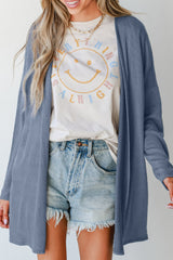 Ashleigh Cardigan tunique bleu -A WOMAN WE LOVE