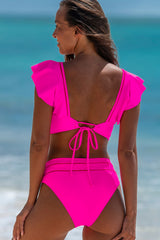 2 -room ruffle bikini swimsuit *