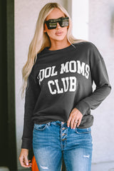 COOL MOMS CLUB Gray Drop Shoulder Sweatshirt