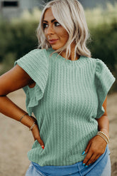 High textured with floating sleeves *