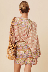 Chemise à manches bouffantes à imprimé floral *-A WOMAN WE LOVE