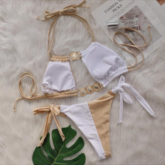 Maillot de bain deux pièces " Bijoux "