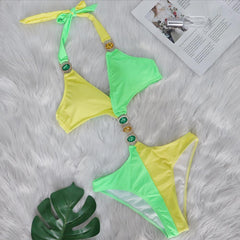 Maillot de bain une-pièce glamour