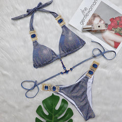 Two -piece "jewelry" swimsuit