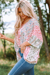 Alto Cabo Multicolor con estampado floral y animal