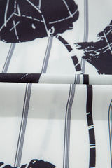 Gran lado de color rojo rojo floral de tamaño mini 3/4*