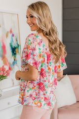 Blouse multicolore aquarelle-A WOMAN WE LOVE