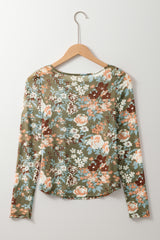High adjusted with long sleeves in mesh *