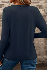 Long sleeve top patched *