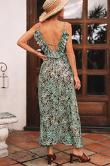 Vestido elegante con estampado floral *