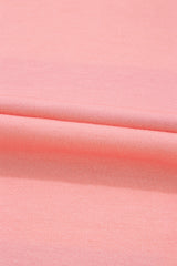 Haut ample à rayures color block bleu clair à épaules tombantes