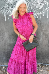 Long ruffle dress *