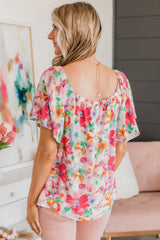 Blouse multicolore aquarelle-A WOMAN WE LOVE