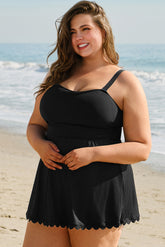 Large black bath dress *