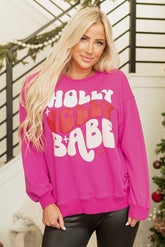 Graphic oversized sweatshirt