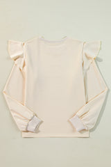 Chemisier à manches longues et épaules volantées *-A WOMAN WE LOVE