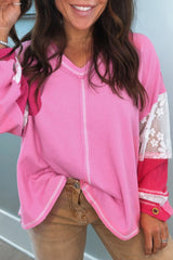 Blouse en tricot côtelé à co-A WOMAN WE LOVE