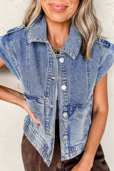Ashleigh - Gilet en jean-A WOMAN WE LOVE