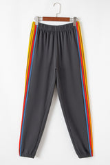 High -waisted tracksuit pants *
