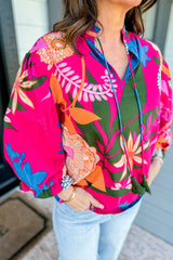 Chemisier à volants et manches bouffantes *-A WOMAN WE LOVE