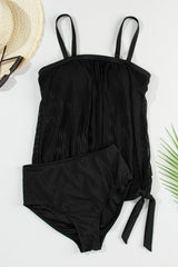 Black tanker swimsuit *