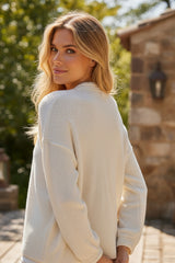 Gilet ajouré écru SFERA