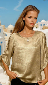 Half-manche high in gold sleeve *