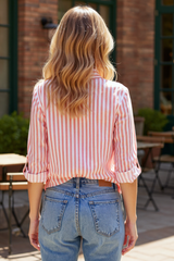 Long sleeve buttoned shirt *