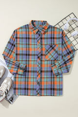 Amplia camisa vintage para baldosas naranjas *