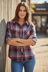 Ample vintage shirt for red tiles *