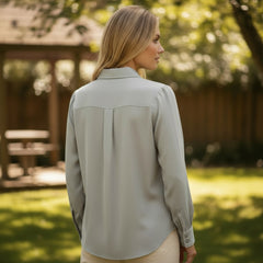 Camisa suelta de la manga del balón *