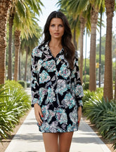 Mini-tosca Loke con cuello inverso *