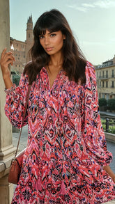 Mini-ruffled mini and long sleeves *