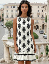 MINI-ROBE with geometric print *