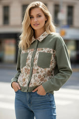 Surchemise Patchwork Florale Rétro