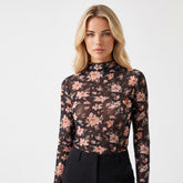 Black slim high with long sleeves *