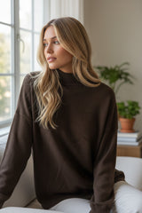 6 couleurs pour le pull col montant tout en éclat