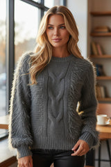 6 couleurs pour Le pull cocon aux manches soyeuses