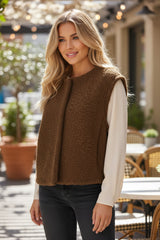 🧸 DOUCE ÉVIDENCE – Le gilet cosy qui réchauffe les cœurs