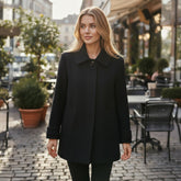🖤 Manteau feutré AVA – Minimalisme élégant
