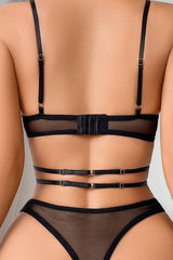 đ„ Sublime Ensemble Lingerie Dentelle & Transparence â Noir Sensuel đ„