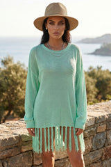 ✨ ESCAPE SUAVE – El vestido de punto verde menta que realza tu verano