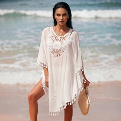 La robe plage bohème blanche qui illumine chaque silhouette