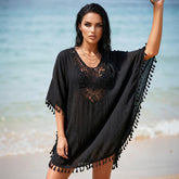 La robe plage bohème noire qui illumine chaque silhouette