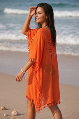 La robe plage bohème orange qui illumine chaque silhouette
