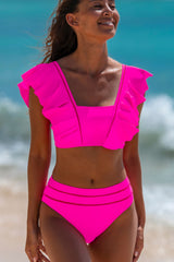2 -room ruffle bikini swimsuit *
