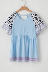 Blouse à col en V et manches -A WOMAN WE LOVE