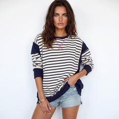 White stripe and color blocks of color*