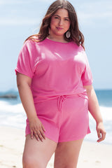 Ensemble Deux Pièces fuchsia Grande Taille *-A WOMAN WE LOVE