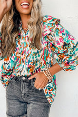 Blouse multicolore à abstrait-A WOMAN WE LOVE